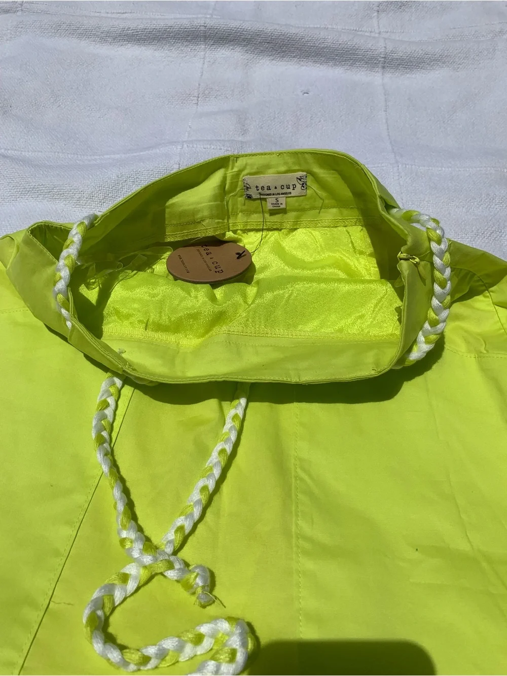 Lime Green Two-Piece Skirt Set